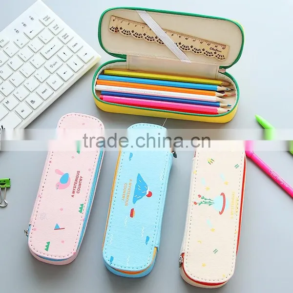 2017 Hot Sale New Design Custom Printed Pencil Case for Teenagers photo-2