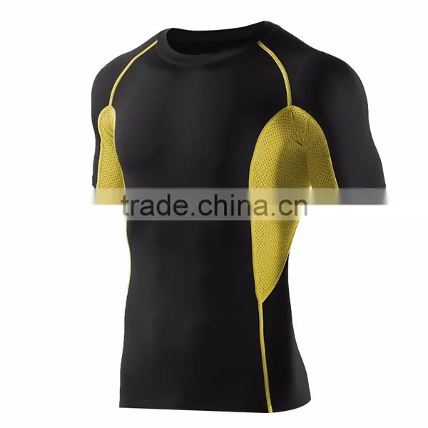 Sports Raglan Sleeve Mens Compression t Shirts photo-3