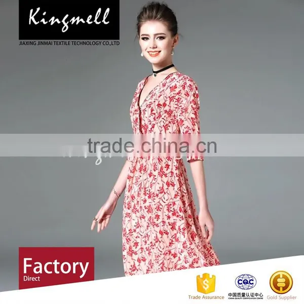 Custom Digital Printing Vivid Color Silk Fabric Wholesale Fabric photo-2