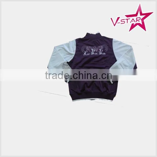 Ladies 100%polyester Tricot Ziped Jacket photo-2