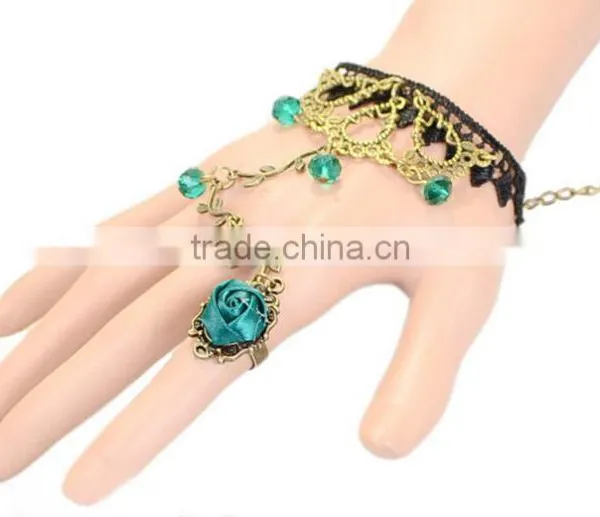Hot Sale South Korean Jewelry Antique Lace Diamond Jewelry Sets Wholesale photo-2