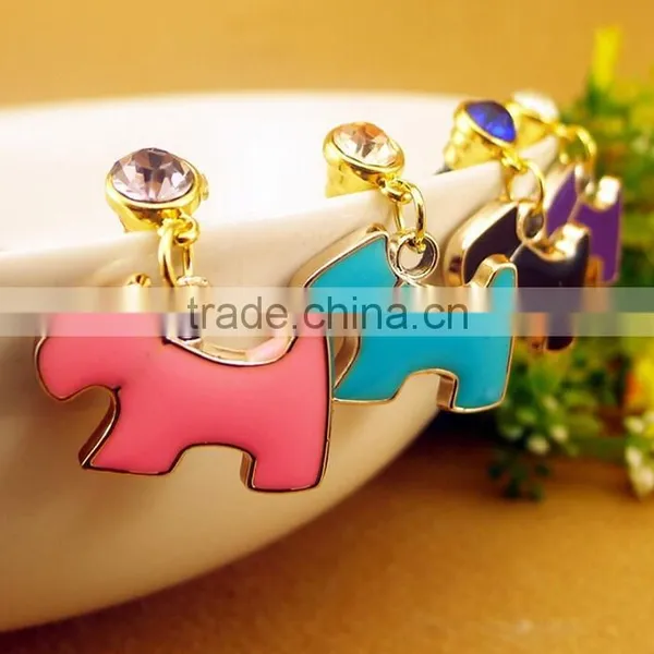 Cute Dolphin Pendant for Phone Dustproof Fashion Mobile Jewelry Accessory With Crystals photo-6