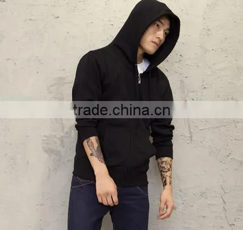Professional Jiangxi China Wholesale Good Sale Cheap Custom Plain Zipper Hoody photo-2
