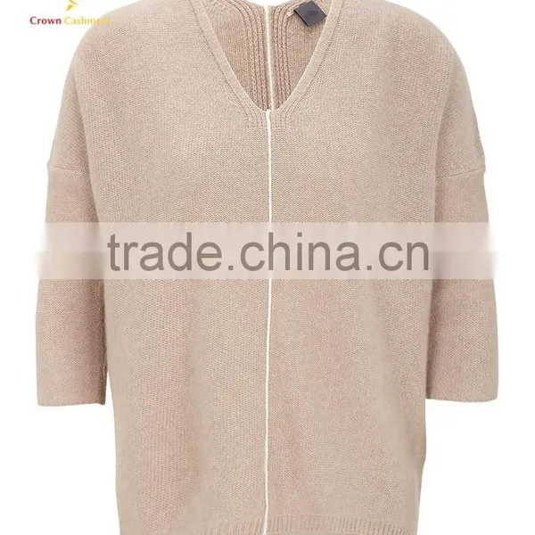 Custom Design Cashmere Ladies Sweaters Online Women Knitwear photo-3