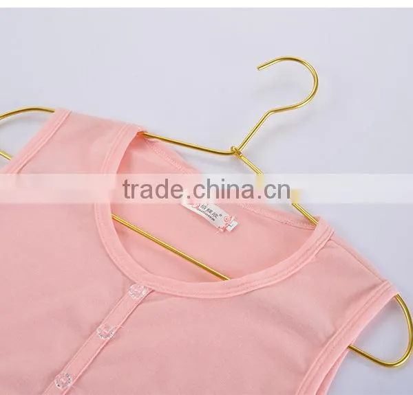Wholesale Wire Hanger Copper Clothes Metal Hanger Bulk Wire Rose Gold Hangers photo-2