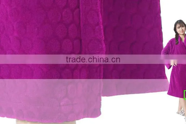 Wholesales Fleece Plain Women Robe photo-6