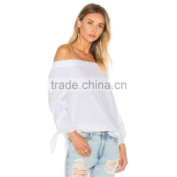 Fashion Cutting Patch Work Plain Blouse Designs photo-2
