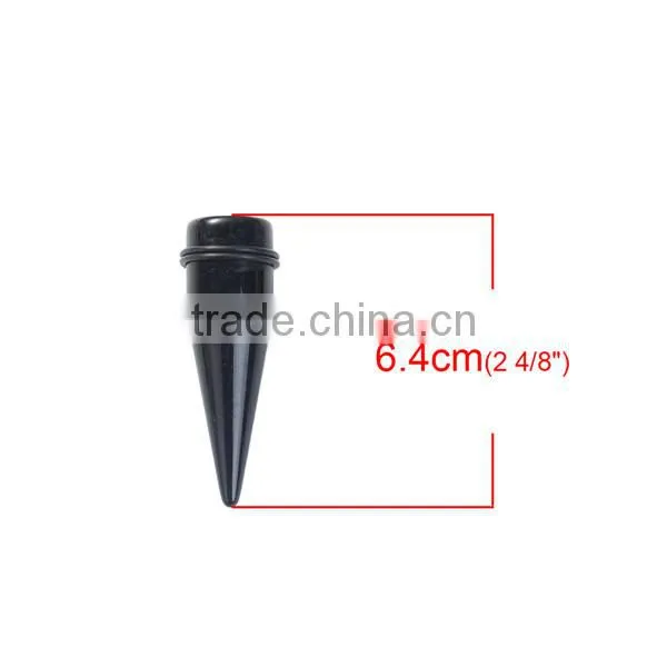 18mm Acrylic Ear Stretcher Expander Tapers Black Ear Expander Ear Tapers photo-2