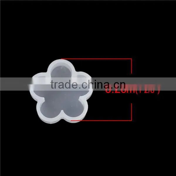Silicone DIY Tools Resin Mold Flower White 32mm x 31mm photo-2