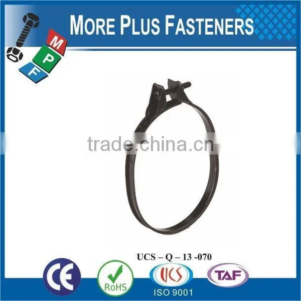Made in Taiwan Stainless Steel Strong Stainless Steel Hose Clamps Flexible Hose Clamp Oval Shaped photo-2