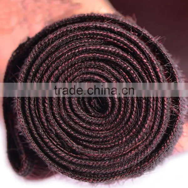 Peruvian Virgin Hair 4 Bundles Deals 99J Wine Red Straight Hair 100% Human Hair Weft Weaves Pure Color photo-4