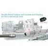 Over-Braided Flexible Metal Conduit With Stainless Steel Braiding for Heavy Mechanical Stress for CNC Control Wirings