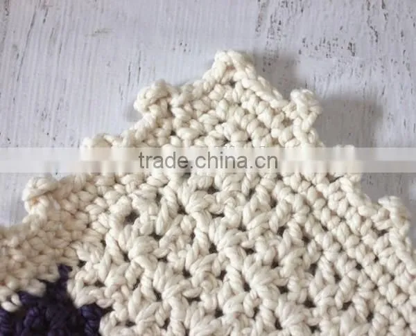 DIY Craft Kits Afghan Blanket Sets Easy Chunky Crochet V-stitch Knitted Craft Kit photo-5
