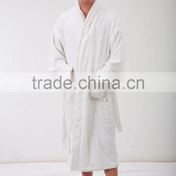 Cotton Material Wholesale Promotion Cheap Sales Price Men and Women's Bathrobes photo-2
