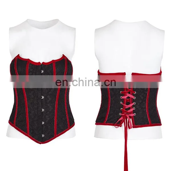 Y-779 Gothic Bat Overbust Corset by Punk Rave photo-5