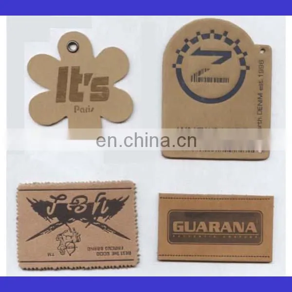 Embossed Leather Patch Custom Hat Label Jeans Leather Label photo-4