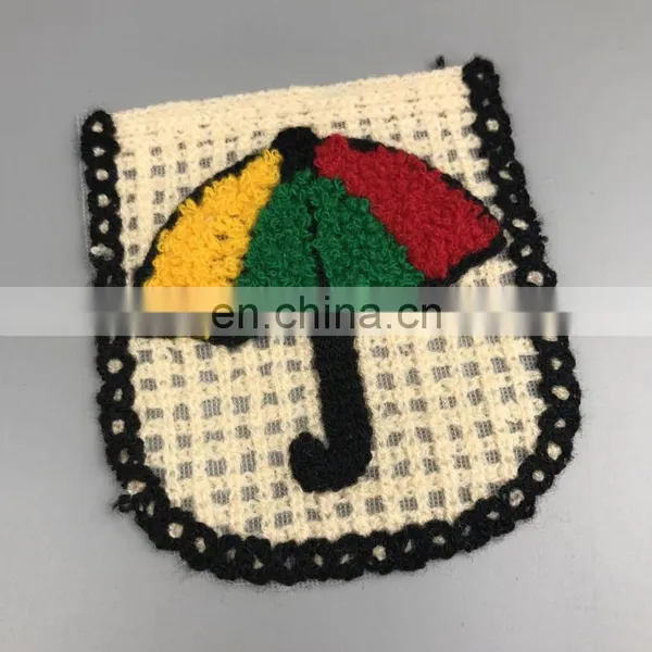 no Minimum Custom Iron on Embroidered Letter Towel Chenille Patches photo-5