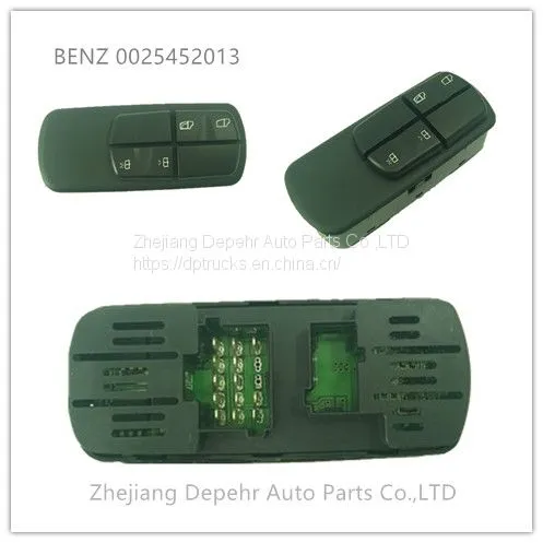 Zhejiang Depehr Heavy Duty European Tractor Window Lifter Switch Benz Truck Power Window Switch 0025452013 photo-2