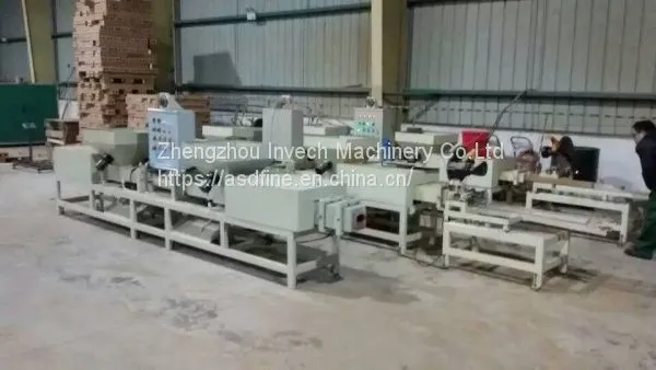 4 Heads Wood Pallets Block Extruding Machine photo-3