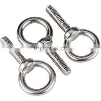 High Strength Lifting Eye Bolts and Nuts Stainless Steel Eye Bolt photo-3