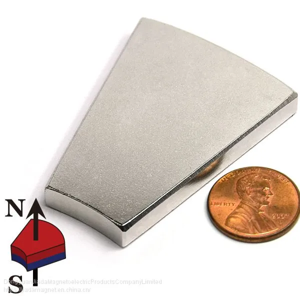 China Factory Neodymium Magnet Arc Wedge photo-2