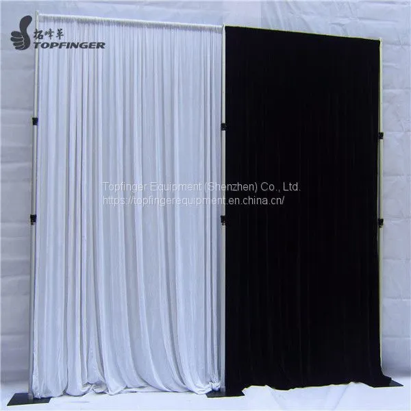 TFR Wedding Backdrop Telescopic Drape Support Pipe and Drape System photo-3