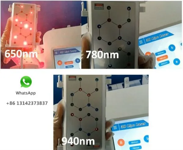 3 Wavelength 650nm 780nm 940nm Lipolaser 3D Slimming Machine Non-invasive Fat Removal Weight Loss Equipment photo-3