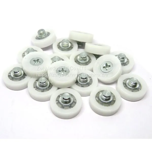 DR19 M6x19x6mm Sliding Plastic Drawer Roller Cash Drawer Roller Wheel for Cash Register