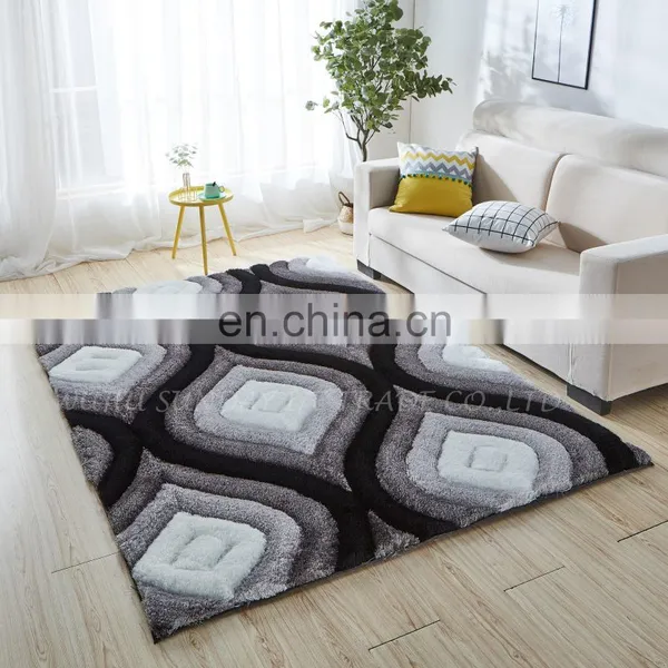 High Quality Fashionable Polyester 3D Shaggy Rug New Design photo-3
