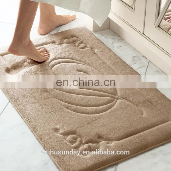 BATHMAT - EMBOSSED - 69770 WHITE/BRWON photo-4