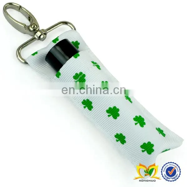 Colorful Polka Dots Promotional Gifts Chapstick Key Holder Cheap Keychains In Bulk photo-4