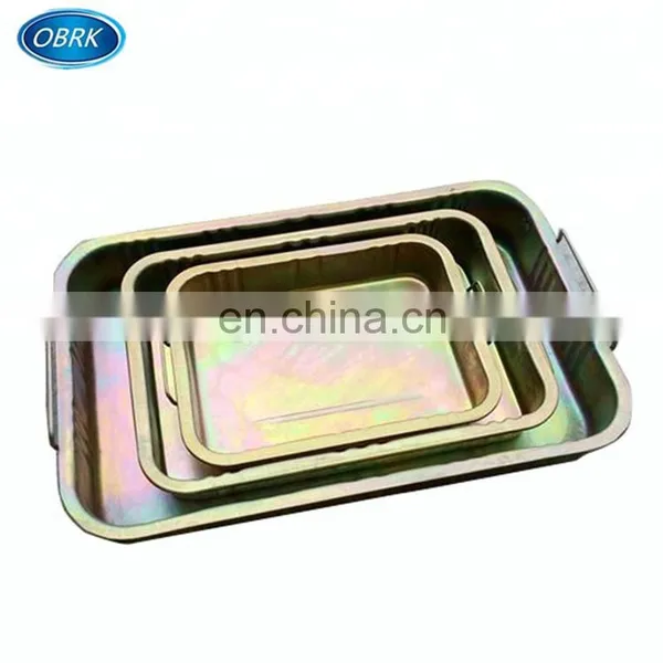 Factory Price Hot Sale High Quality Other Vehicle Repair Tools Auto Part Metal Waste Oil Drain Pan Wash Clean Oil Basin in China photo-3