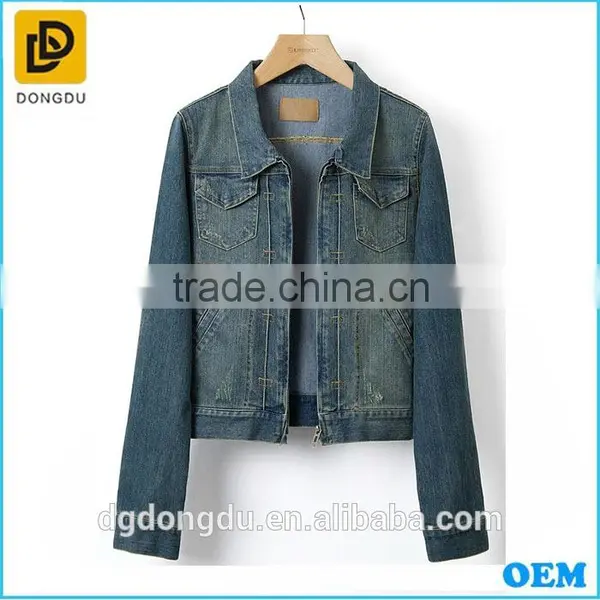 Clothing Wholesale 2016 Thick Nylon Denim Jacket Mens photo-3