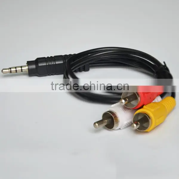 Audio & Video Application 3 Way 3.5mm Splitter Cable 0.5m photo-3