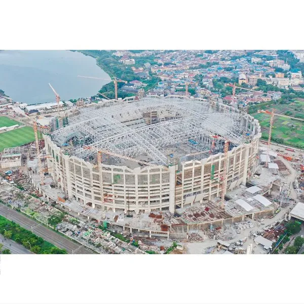 Xuzhou LF Prefabricated Stadium Roof Canopy Structure photo-2