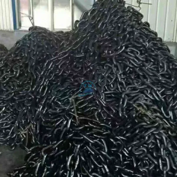 industrial 16mm black  welded g80 lifting steel chain