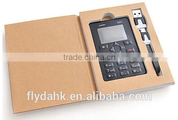 Colorful Cool Thin 4.8mm Ultra Thin M5 Mobile Pocket Card Phone Mini Gift Child Basic Mobile Phone Wholesale photo-4