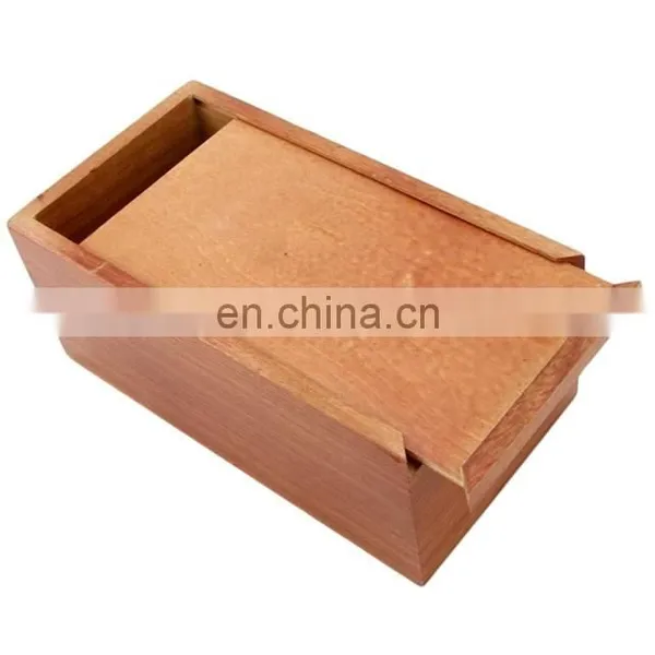 High Quality Wooden Bamboo Square Tissue Paper Holder Tissue Box photo-4