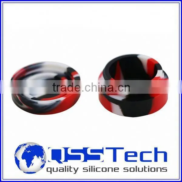 High Quality 7ml Customized Small Air Tight Food Glass Jar With Lid/ Oil Dab Wax Container/ Silicone Wax and Oil Container