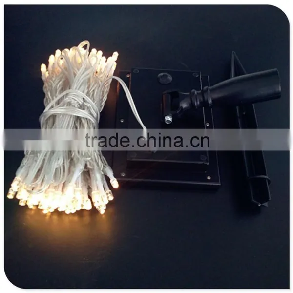 100 Led Warm White Color Flash Solar Street Light With 8 Function Controller Garden Light Outdoor Use photo-4