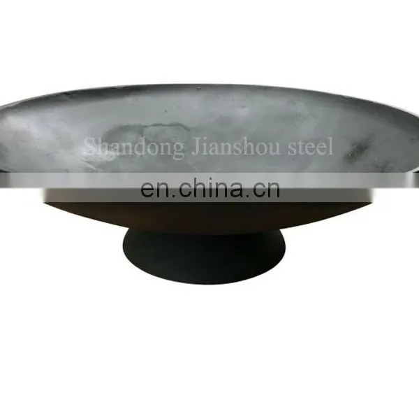 Large Black Steel Fire Pit Bowl 60cm in Diameter Corten Steel Fire Pit Bowl Wood Burning Fire Pit photo-5