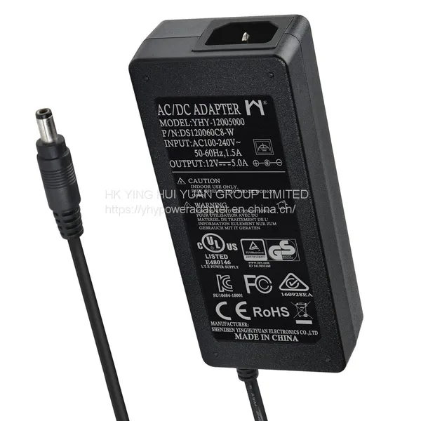 Universal Desktop AC DC Power Adapter 12v 5Amp 60 Watt Power Supply photo-3