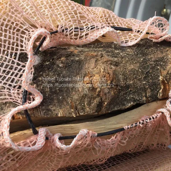 Firewood Mesh Bag 18x22ft Clear Plastic Bag for Packing Firewood photo-2