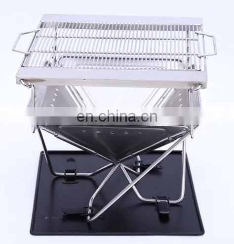 Charcoal Grill Used in Multi-scene Camping Parties Rectangular Portable Folding BBQ Grill photo-2