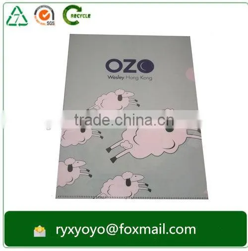 Transparent Glossy Polypropylene Plastic a4 Size L Shape Clear Folder Supplier's Choice photo-4