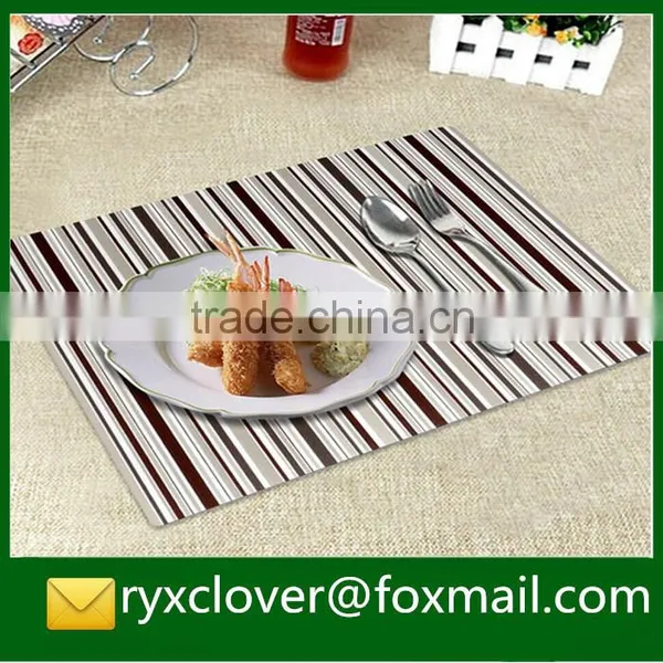 PP Plastic Heat Resistant Dish Mat Printable Table Placemat Quality Choice
