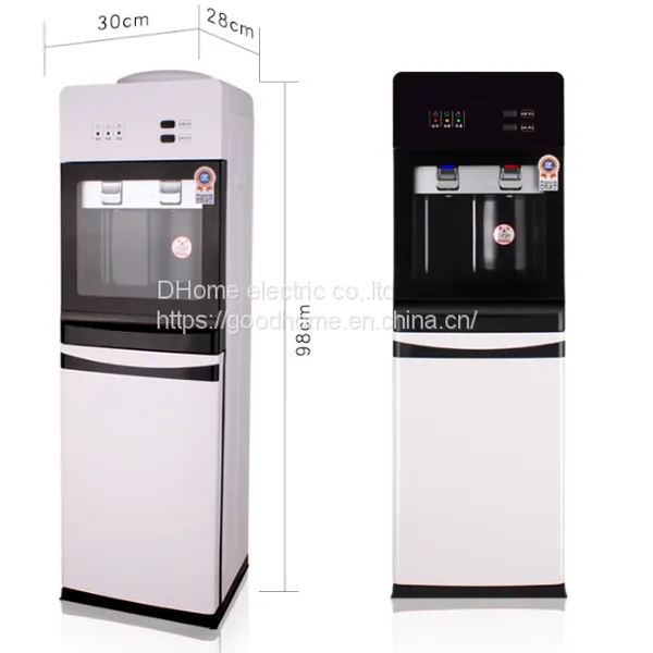 Water Dispenser Vertical Hot and Cold Household Office Ice Temperature Hot Double Glass Door（Wechat:13510231336）