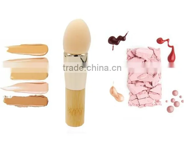 Bamboo Handle Cosmetic Makeup Sponge Brush for Makeup photo-3