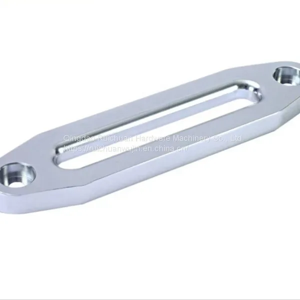 Outdoor Off-road Vehicle Silver Nylon Winch Aluminum Alloy Rope Guide Rope Stopper Accessories Winch Rope Exit Rope Mouth photo-3
