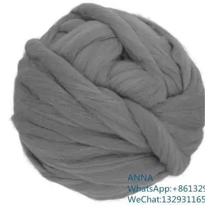 Customized Dyed 100% Wool Yarn Wool Knitting Yarn For Hand Knitting photo-4
